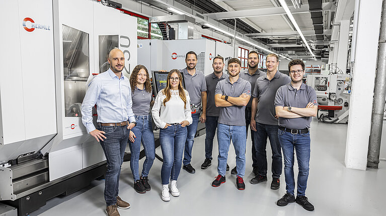 Kompetentes Ausbilderteam bei der HERMLE AG