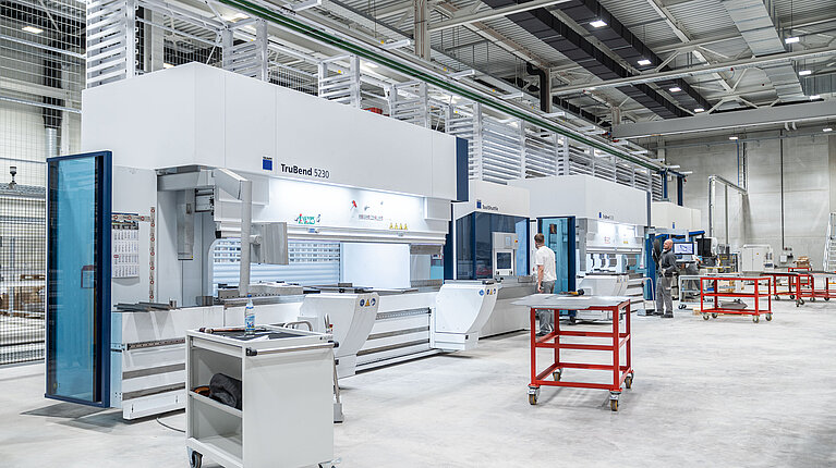 Die HERMLE Blechfertigung