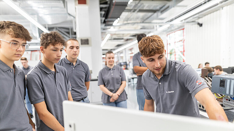 Einführungstage für Auszubildende bei der HERMLE AG