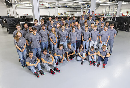 HERMLE Auszubildende und Studenten 2025