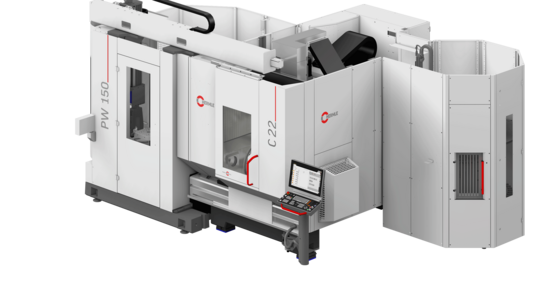 Der C22 Gen2 Palettenwechsler von Hermle