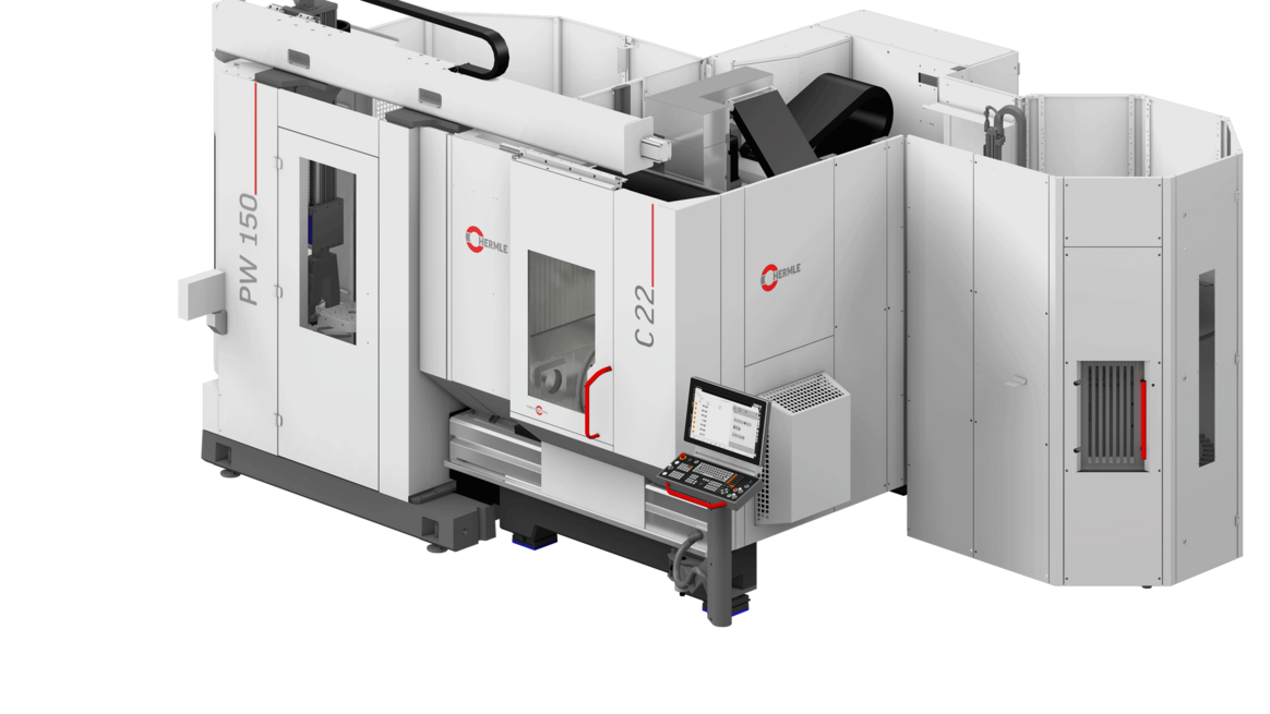 Der C22 Gen2 Palettenwechsler von Hermle