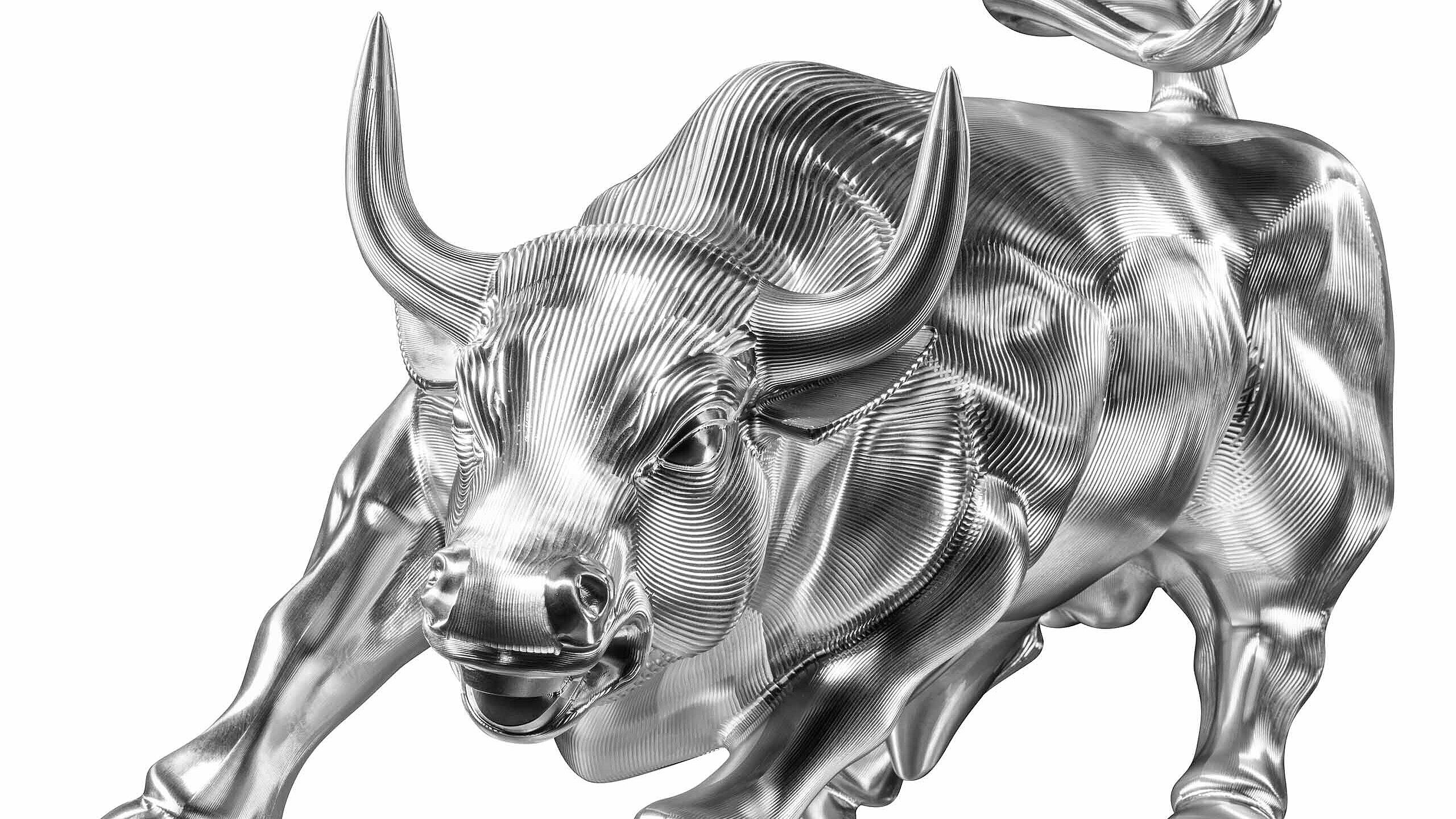 „Fritz the Bull“ aus Aluminium