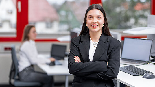 Auszubildende als Industriekauffrau bei HERMLE